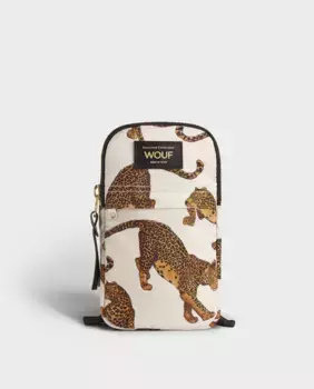 Сумка для мобильного телефона из переработанного материала с животным принтом Wouf, мультиколор