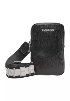 Сумка для мобильного телефона Johanna, молния, эмблема, женская BOGNER, цвет Black Gesamt Breite Tiefe