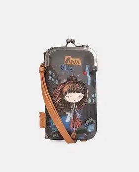 Сумка для мобильного телефона с мундштуком и разноцветной молнией Anekke, мультиколор