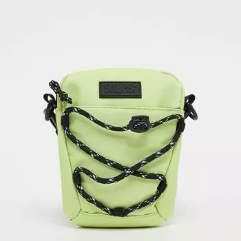 Сумка для мобильного телефона с резиновым значком и базовым логотипом на шнурке SNIPES, цвет lime green