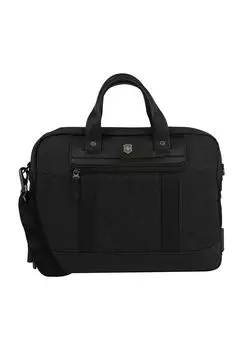 Сумка для ноутбука Architecture Urban, кожа, отделение для ноутбука, отделения, однотонная VICTORINOX, черный