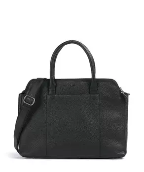 Сумка для ноутбука Hirsch kala 16 из зерненой кожи Voi, черный