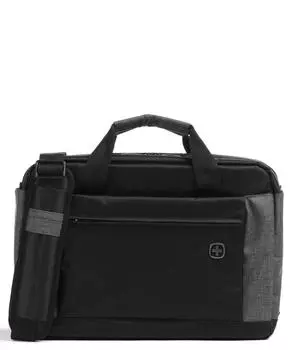 Сумка для ноутбука Icons Underground 16 из переработанного полиэстера Wenger, черный