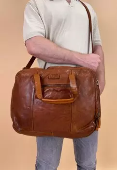 Сумка для ноутбука JAXON Gusti Leder, цвет braun