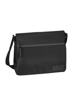 Сумка для ноутбука, нашивка, однотонная, мужская JOST, черный