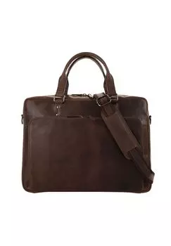 Сумка для ноутбука, натуральная кожа X-Zone, цвет Cognac