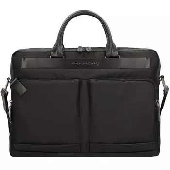 Сумка для ноутбука Piquadro Klout Leder 42 cm Laptopfach, черный
