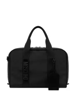 Сумка для ноутбука с логотипом Moschino, черный