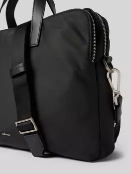 Сумка для ноутбука с регулируемым плечевым ремнем CK Calvin Klein, черный