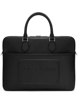 Сумка для ноутбука с тисненым логотипом DOLCE & GABBANA, черный