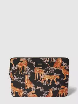 Сумка для ноутбука с узором по всей поверхности, модель «Саломея» WOUF, черный