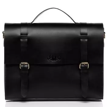 Сумка для ноутбука SID & VAIN Leder »BOSTON BIKE«, черный