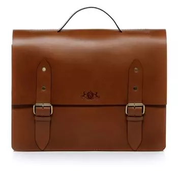 Сумка для ноутбука SID & VAIN Leder Leder Businesstasche Unisex BRIGHTON BIKE, коричневый