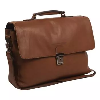 Сумка для ноутбука The Chesterfield Brand Soft Class Leder 42 cm Laptopfach, коньячный