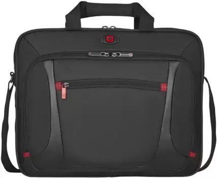 Сумка для ноутбука Wenger "Sensor, черная", для MacBook Pro 15 дюймов и iPad, черный