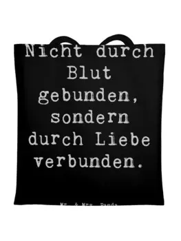 Сумка для переноски Mr & Mrs Panda Adoptivbruder Liebe, черный