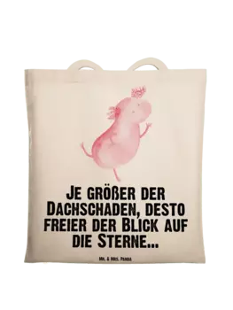 Сумка для переноски Mr & Mrs Panda Axolotl Tanzen, кремовый