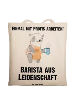 Сумка для переноски Mr & Mrs Panda Barista Leidenschaft, кремовый