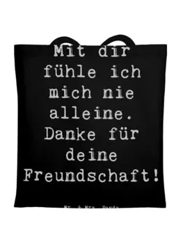 Сумка для переноски Mr & Mrs Panda Beste Freundin, черный