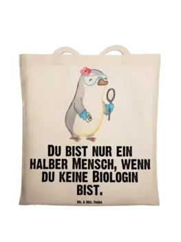 Сумка для переноски Mr & Mrs Panda Biologin Herz, кремовый