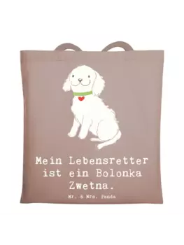 Сумка для переноски Mr & Mrs Panda Bolonka Zwetna Lebensretter, пастельно-коричневый