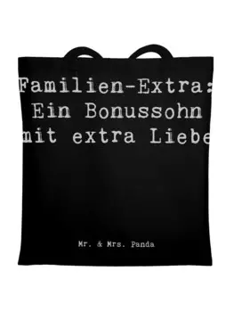 Сумка для переноски Mr & Mrs Panda Bonussohn Liebe, черный
