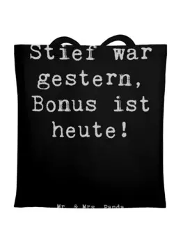 Сумка для переноски Mr & Mrs Panda Bonusvater Freude, черный