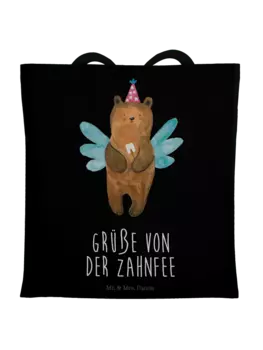 Сумка для переноски Mr & Mrs Panda Br Zahnfee, черный