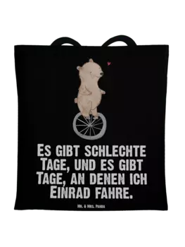 Сумка для переноски Mr & Mrs Panda Br Einrad fahren, черный