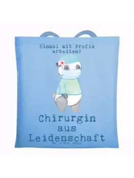 Сумка для переноски Mr & Mrs Panda Chirurgin Leidenschaft, небесно-синий