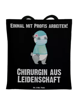 Сумка для переноски Mr & Mrs Panda Chirurgin Leidenschaft, черный