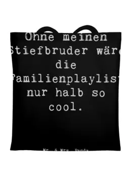 Сумка для переноски Mr & Mrs Panda Cooler Stiefbruder, черный