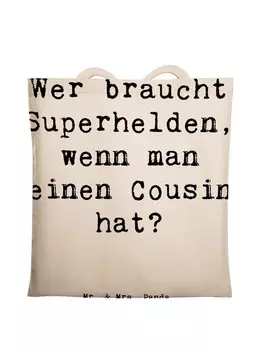 Сумка для переноски Mr & Mrs Panda Cousin Held, кремовый