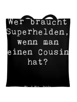 Сумка для переноски Mr & Mrs Panda Cousin Held, черный