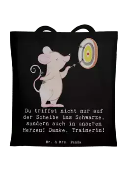 Сумка для переноски Mr & Mrs Panda Darts Trainerin, черный