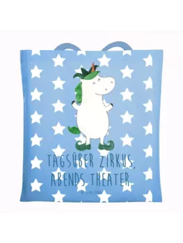 Сумка для переноски Mr & Mrs Panda Einhorn Joker, небесно-синий