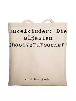 Сумка для переноски Mr & Mrs Panda Enkelkinder Die sesten Chaosveru, кремовый