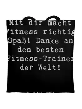 Сумка для переноски Mr & Mrs Panda Fitness Trainer Dank, черный