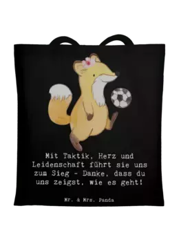 Сумка для переноски Mr & Mrs Panda Fuball Trainerin, черный