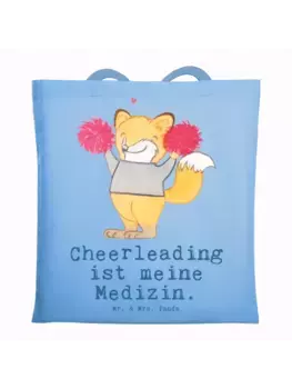 Сумка для переноски Mr & Mrs Panda Fuchs Cheerleader, небесно-синий