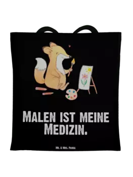 Сумка для переноски Mr & Mrs Panda Fuchs Malen, черный