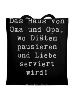 Сумка для переноски Mr & Mrs Panda Groelternliebe, черный