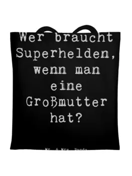 Сумка для переноски Mr & Mrs Panda Gromutter Liebe, черный