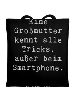 Сумка для переноски Mr & Mrs Panda Gromutter Tricks, черный