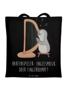 Сумка для переноски Mr & Mrs Panda Harfe Melodien, черный