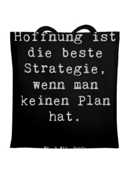 Сумка для переноски Mr & Mrs Panda Hoffnung Strategie, черный