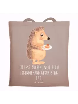 Сумка для переноски Mr & Mrs Panda Igel Kuchenstck, пастельно-коричневый