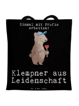 Сумка для переноски Mr & Mrs Panda Klempner Leidenschaft, черный