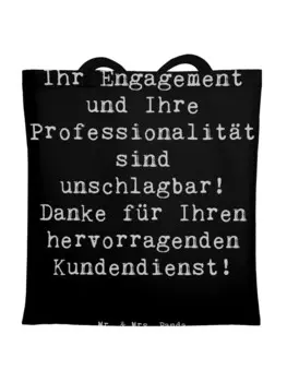 Сумка для переноски Mr & Mrs Panda Kundendienstmitarbeiter Held, черный