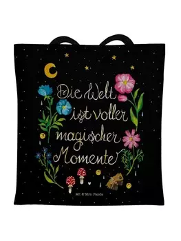 Сумка для переноски Mr & Mrs Panda Magische Welt, черный